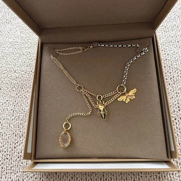 Secret Forest Asymmetrical Charm Necklace - Picture 6 of 8